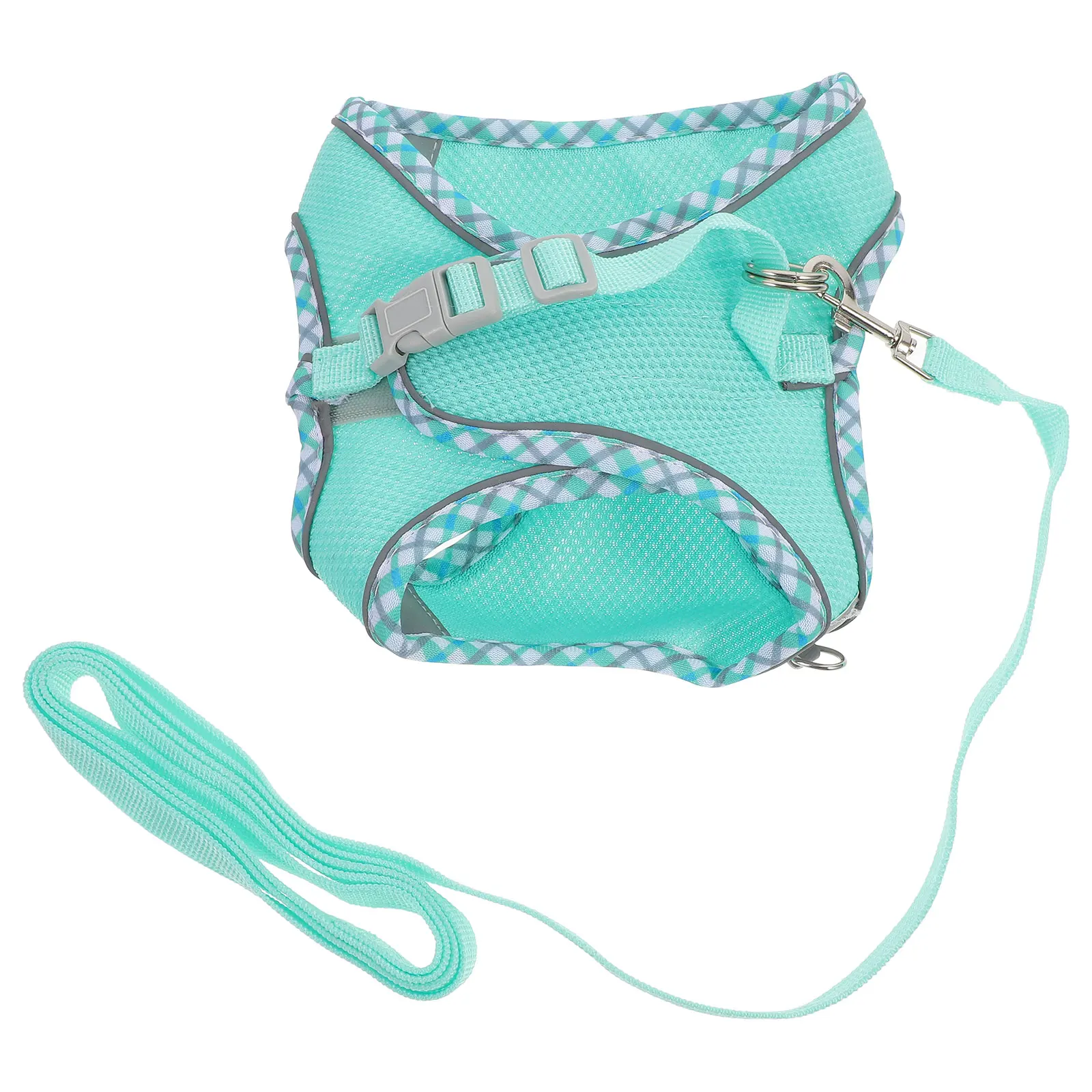 

1Set Portable Dog Vest Harness Adjustable Traction Rope Easy to Wear Practical for Most Outdoor Activities Dog Walking Vest