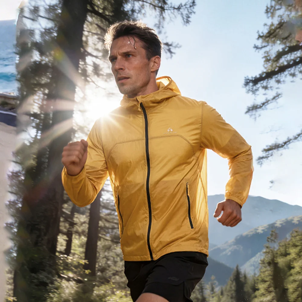 

Pioneer Camp Sun Protection Hoodie Jacket Hooded Men's Outdoor Clothes UPF 50+ Ultralight And Stowable Side Zipper Breathable