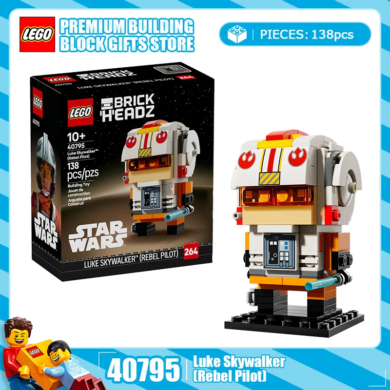 

LEGO Star Wars square 40795 Luke Skywalker volunteer pilot building block toy gift