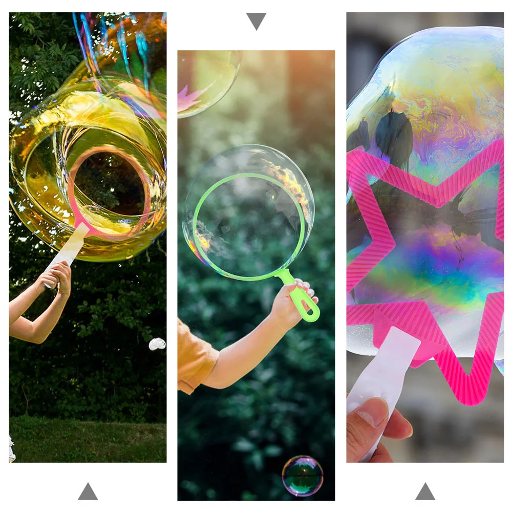 

4 Pcs Bubble Stick Wand Jumbo Maker Small Bubbles Large Outdoor