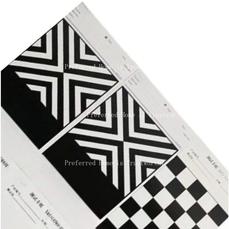 Suitable for Reflectance Meter, Black‑White Grid Hiding Power Test Card, Paint Coating Contrast Test Paper