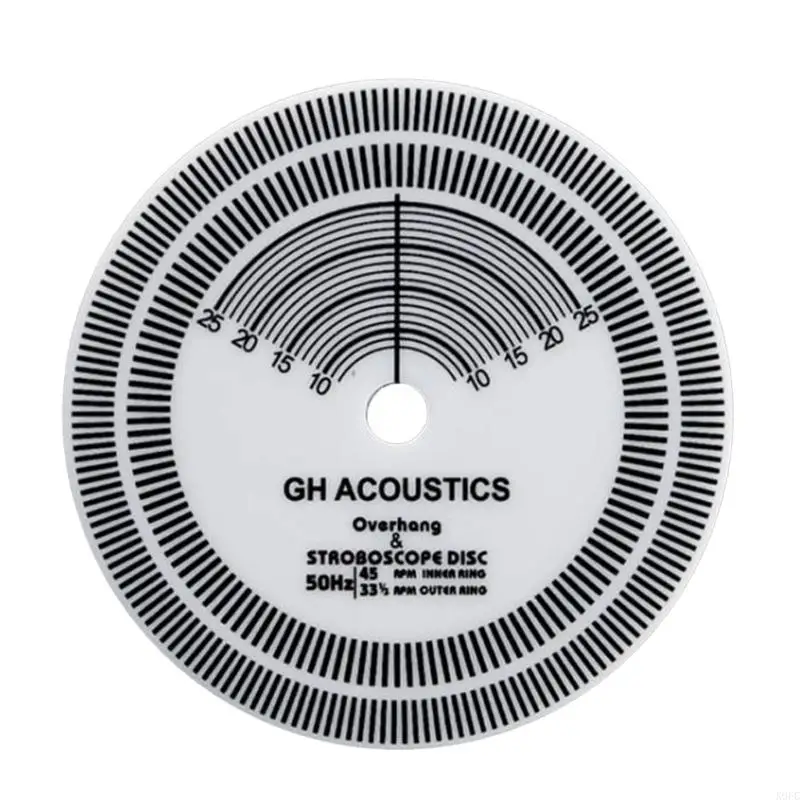 K9FC High Accuracy for LP Vinyl Phono Speed Test Disks for Record for Head Calibration Detect 33 / 45 Speed Measurement Acces