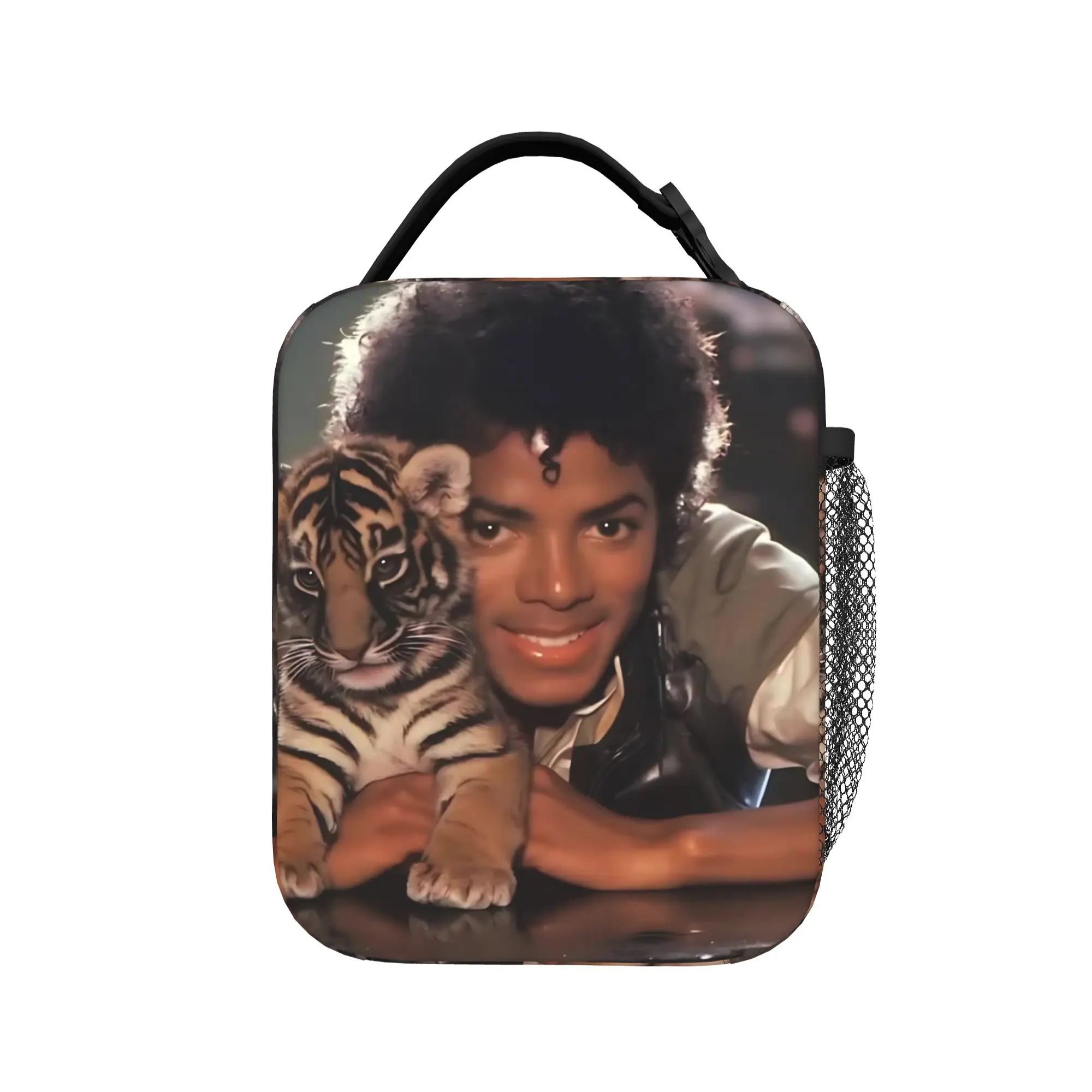 Michaels Jacksons Singer Pop Thermal Insulated Lunch Bags for Picnic  Portable Food Bag Cooler Thermal Lunch Boxes
