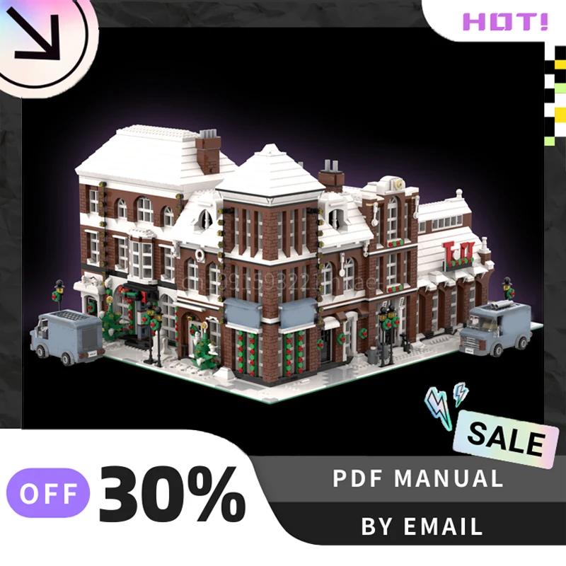 

[9010 шт.] индивидуальный магазин уличных игрушек MOC, креативный набор строительных блоков, STEM игрушки, комплект строительной модели «сделай сам», подарки на день рождения