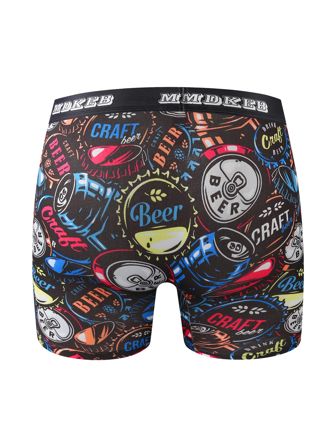 Ten-piece mixed men's graffiti pattern long boxer briefs, breathable and comfortable high-elasticity long boxer briefs, boxing