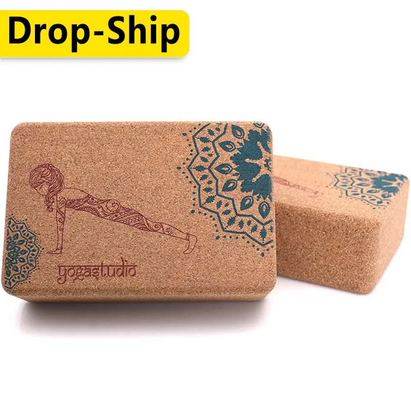 Cork Yoga Block Dro… - image