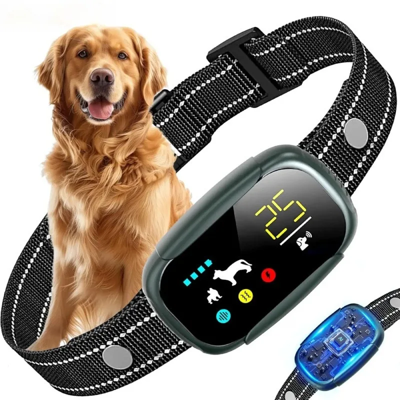 Collar antiladridos automático para perro con vibración y registro - imagen 2