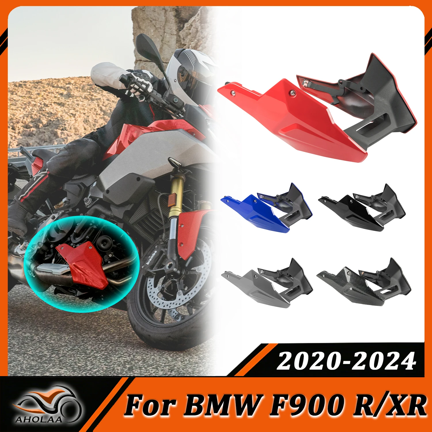 

Belly Pan Lower Engine Fairing Guard Skid Plate Spoiler Cover For BMW F900R F900XR F900 R XR Motorcycle Accessories 2020-2024