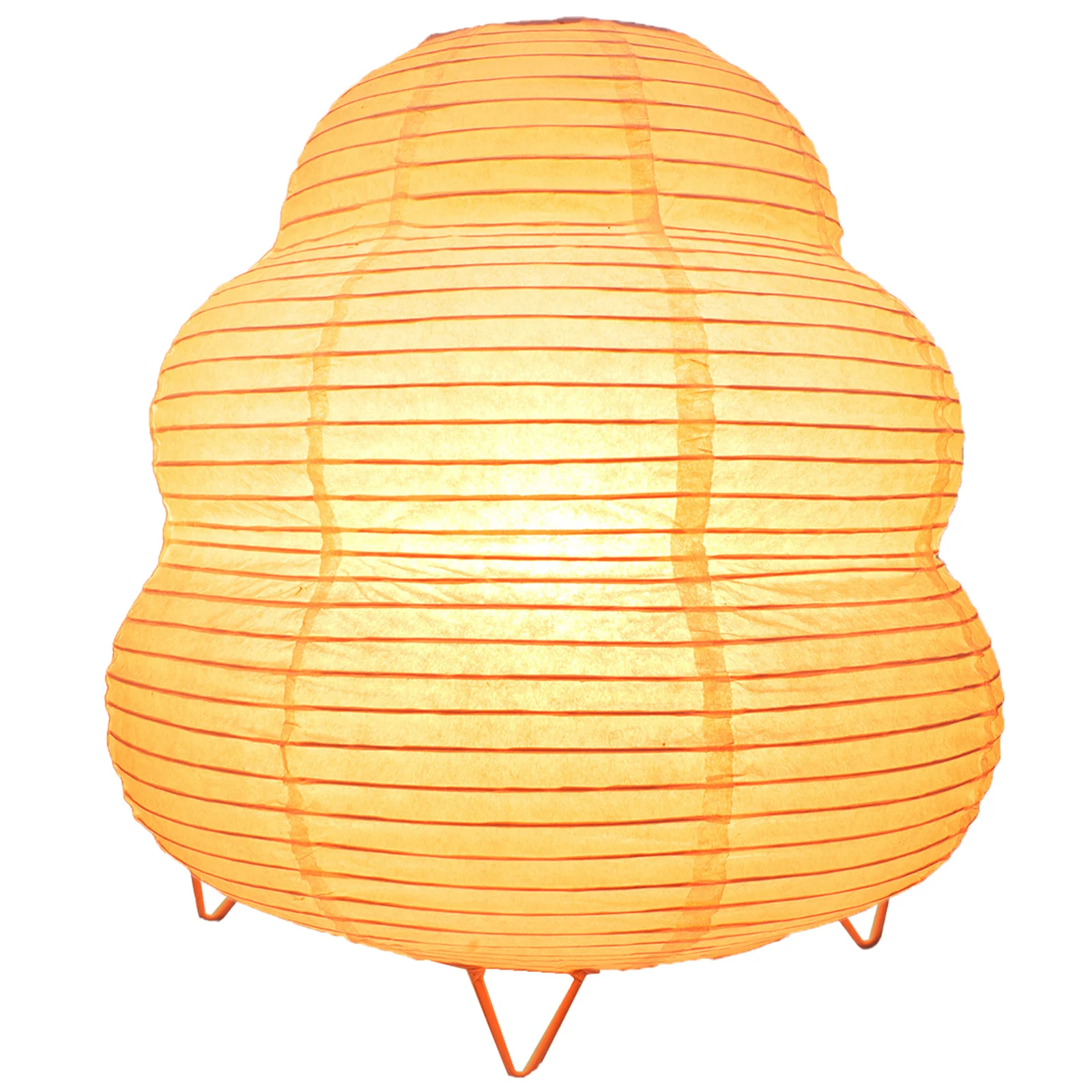 

Elegant Rice Paper Lamp Shade Soft Glow Table Lamp for Bedroom Nightstand Japanese Lantern Light Fixture Dorm Room Decor