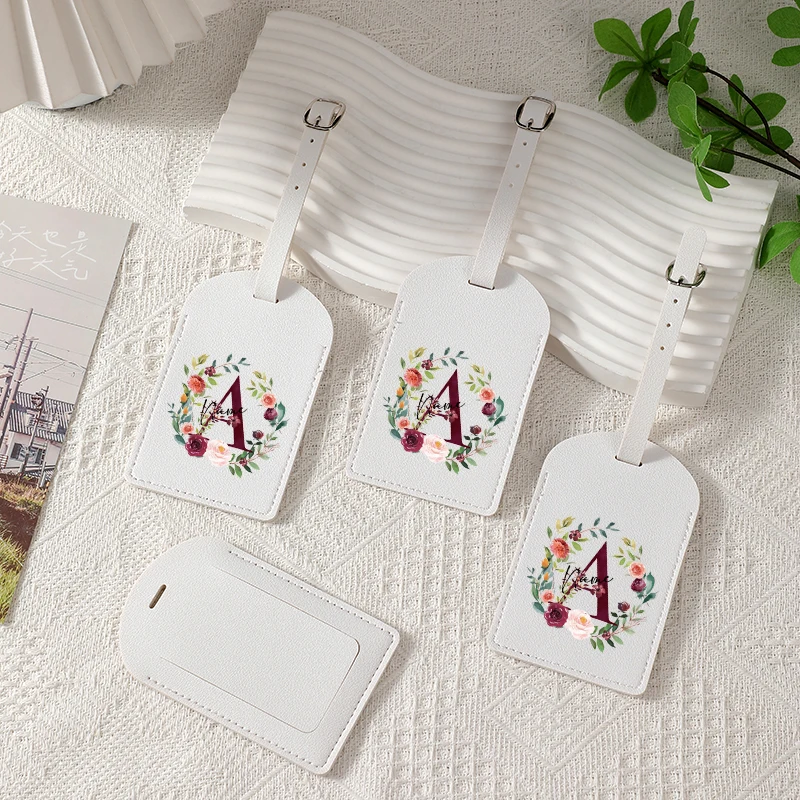 

Garland 26 Letters Custom Name Luggage Tag Durable Creative Travel Suitcase ID Card Holder Luggage Boarding Tags Vacation Gifts
