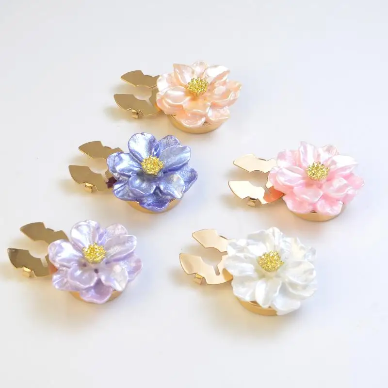 Pearl Rhinestone Cuff Button Covers Fashion Clothing Decoration Cute Pearl Sleeve Button Clip Women Luxury Cuff