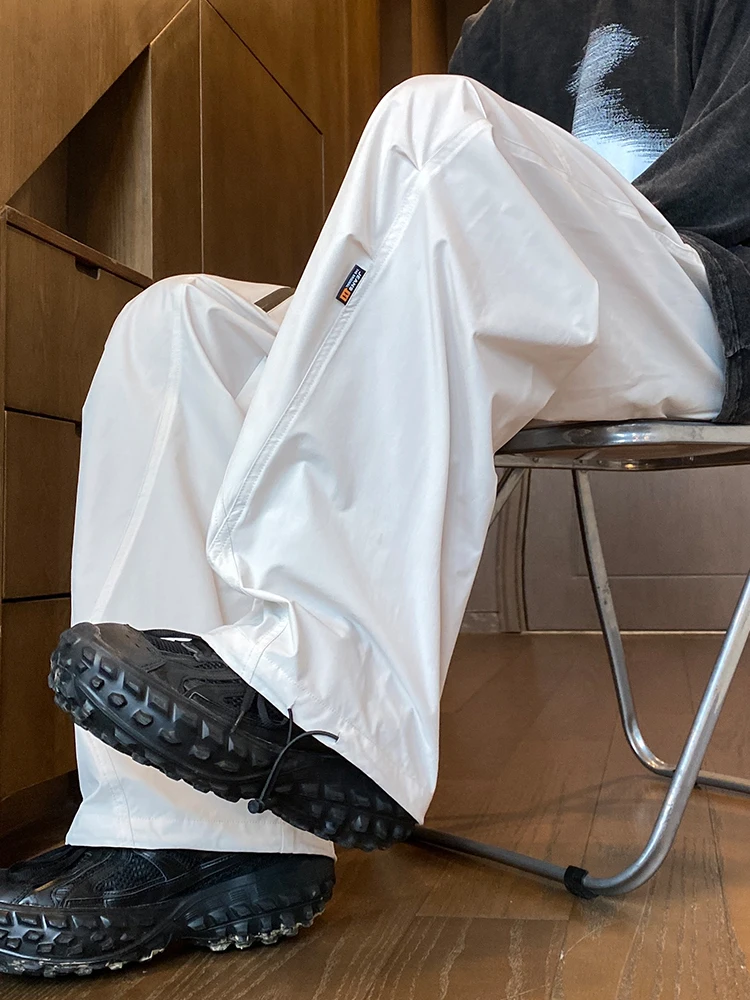 Pantaloni da paracadutista impermeabili American Sle Pantaloni da lavoro multiuso casual a gamba dritta da uomo Primavera Autunno Fibra di poliestere