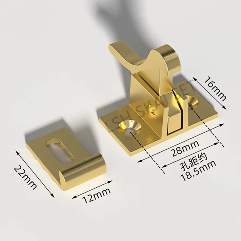 2Pc High-end Brass Fasteners I - огляд і ціна Furniture Hook Hardware
