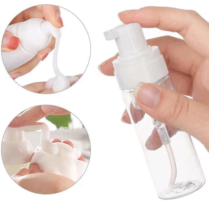Wholesale 5PCS 30-50-60ml Foam Pump Bottles - Empty Cosmetic Containers for Face Wash, Eyelash Cleanser & Soap Dispenser bottle