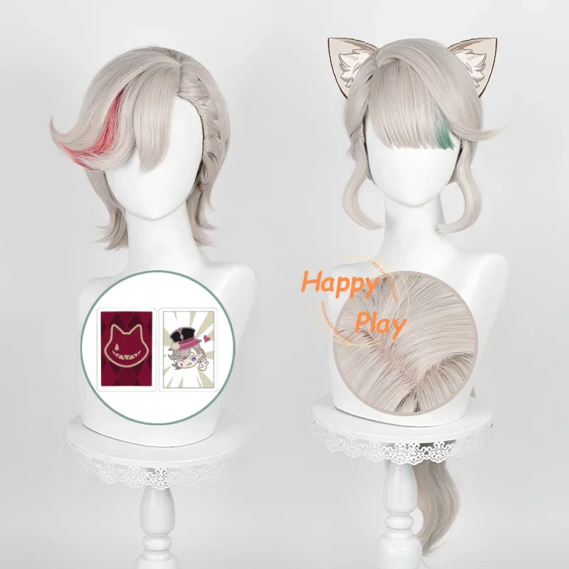 

Game Wig Fontaine Lynette Lyney Cosplay Wig 32cm Lyney Wigs 82cm Lynette Anime Cosplay Wigs Heat Resistant Synthetic Hair