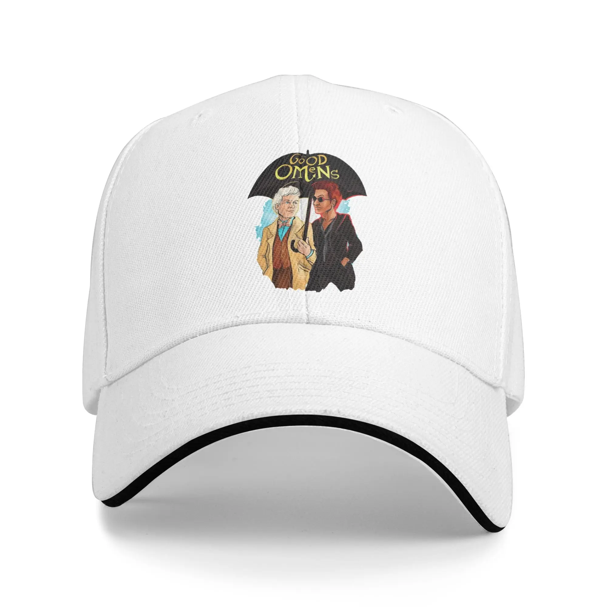 Good Omens Baseball Cap Hip Hop Angel Demon Sandwich Hat Men Women Adjustable Hats Cap Sport