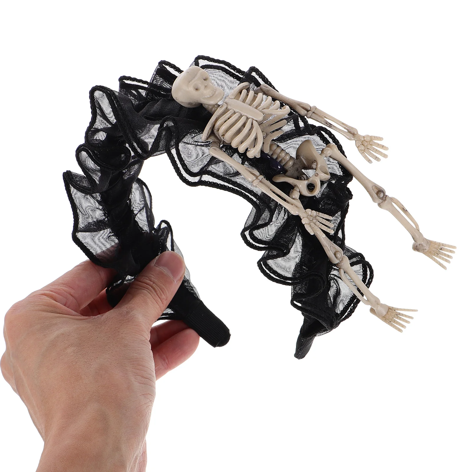 

Lace Headband Gothic Lolita Comfortable Wide Hair Band for Women Cosplay Party Vintage Hair Accessory