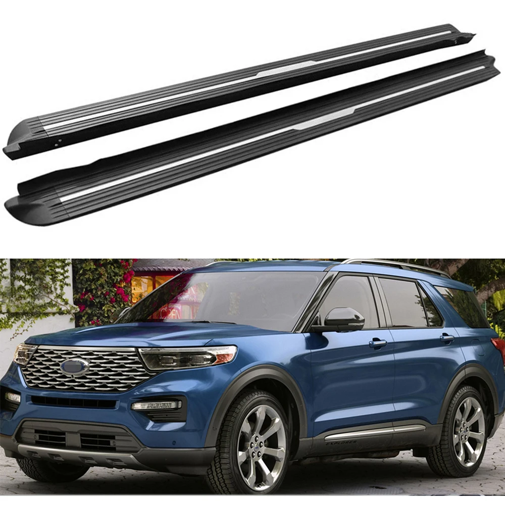 Fixed Running Board Side Steps Pedals Nerf Bar fits for ALL NEW Explorer 2020 2021 2022 2023