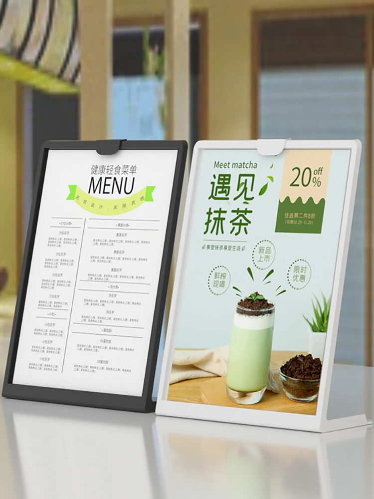 A4/A5/A6 Acrylic L-type Multi purpose Panel Display Stand