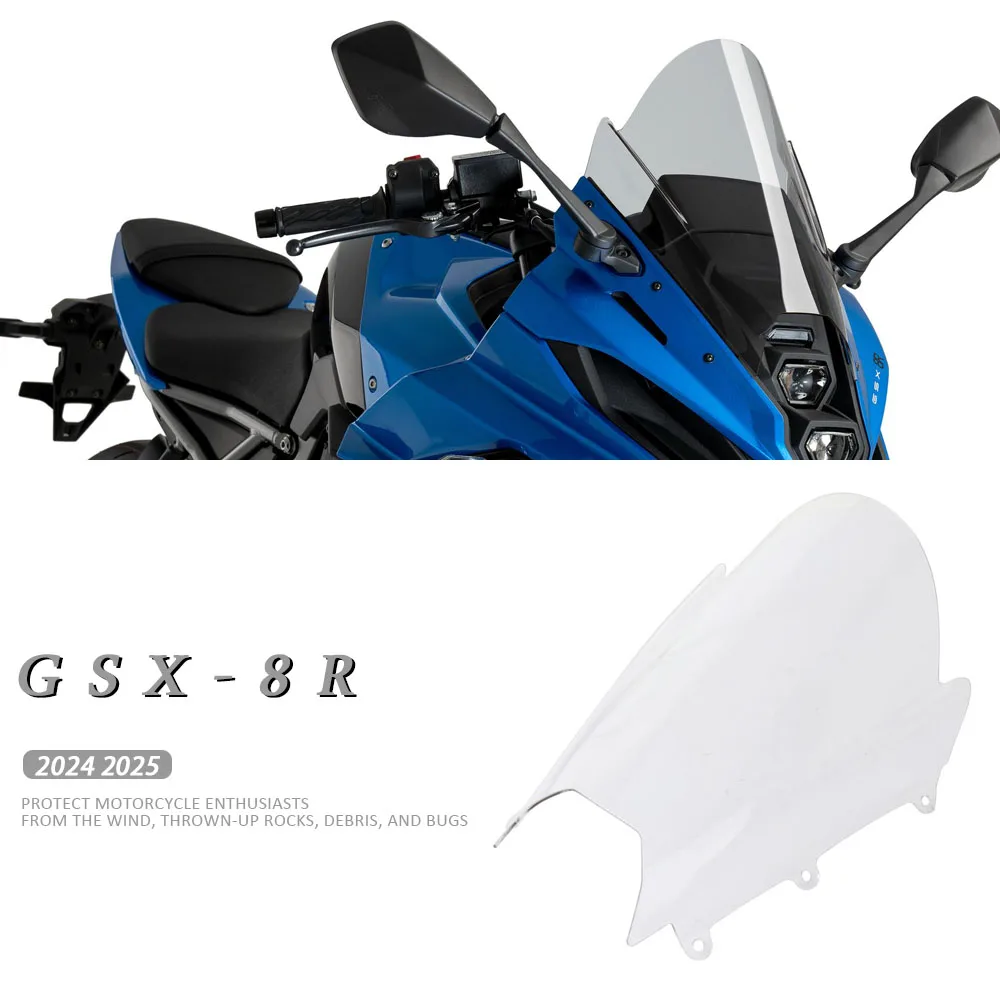 

For Suzuki GSX-8R GSX8R GSX 8R 2024 2025 Motorcycle Accessories Windshield Windscreen Wind Deflector Acrylic