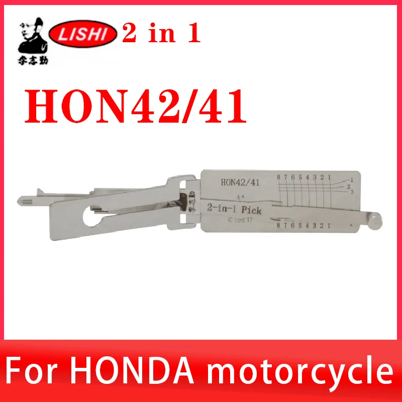 Original Packing Lshi 2-in-1 Pick/Decoder locksmith tool for Honda Scooters HON42/HON41