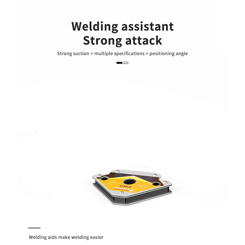 4ชิ้น25กิโลกรัมผู้ถือเชื่อมหลายมุมประสานแม่เหล็กเชื่อมตำแหน่งเครื่องมือ55LBS