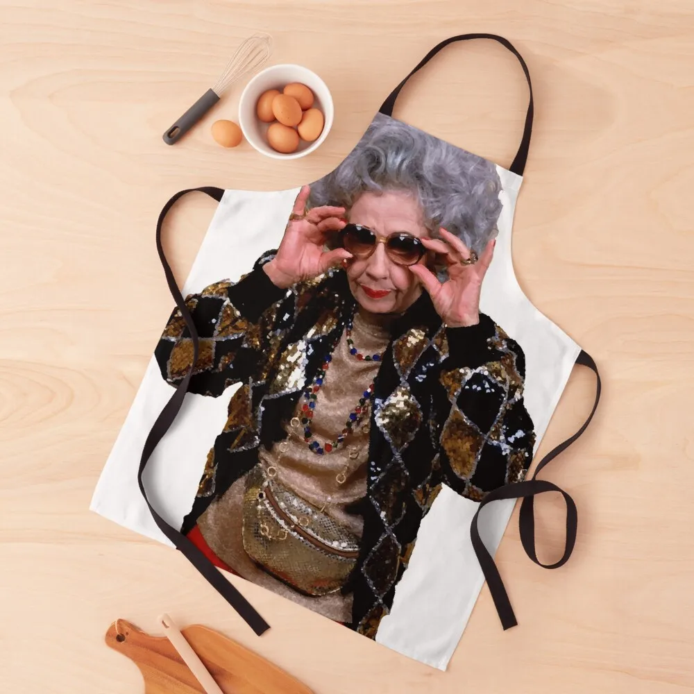 

Cool grandma Apron painting Hairdressing Hairdresser Accessories Apron