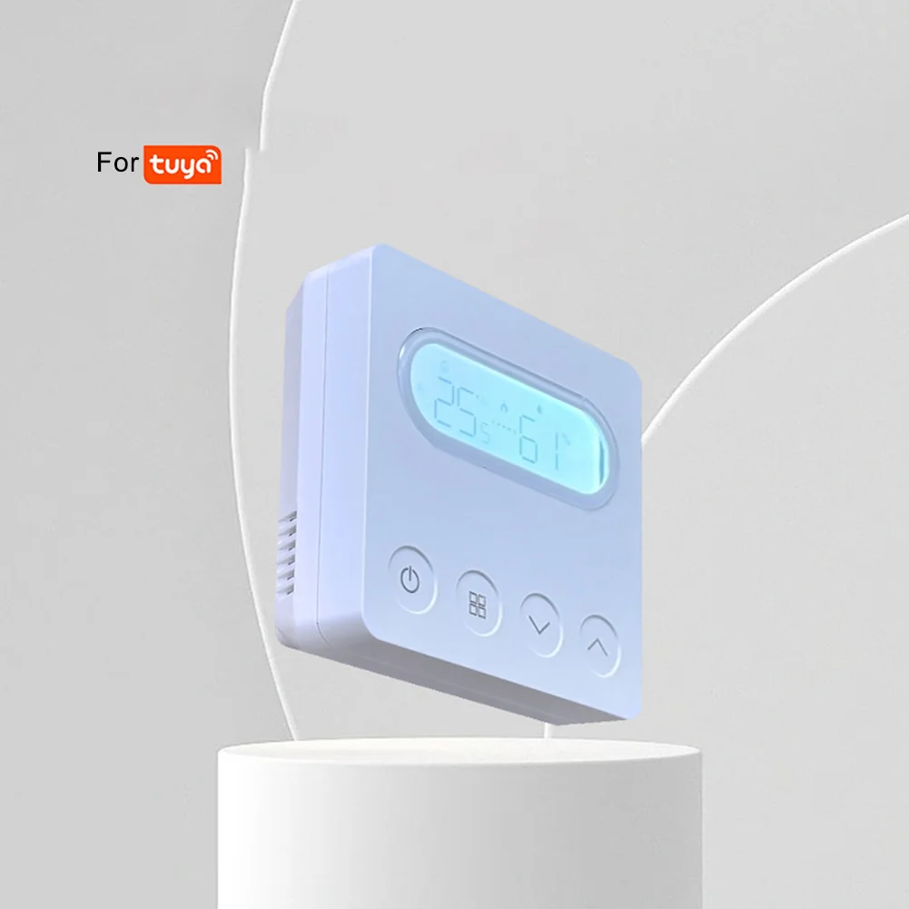 Boiler Controller 0.5 Smart Thermostat PC ABS Flame-retardant Touchscreen Interface Digital Temperature Display