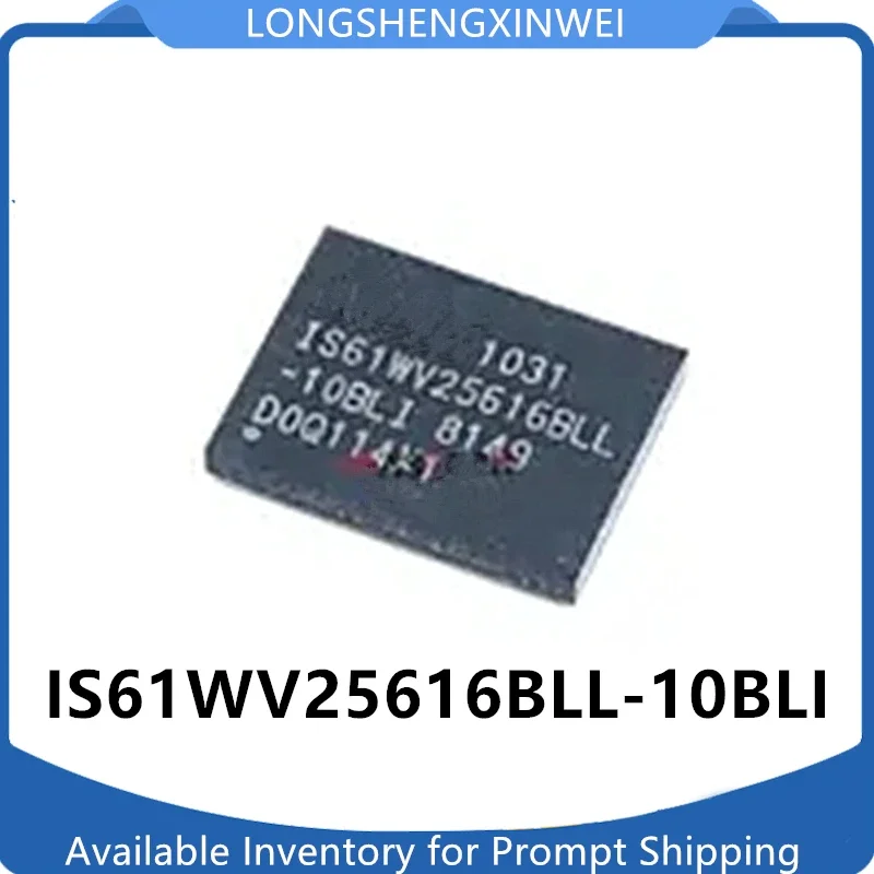 Chip de memória original, IS61WV20488, IS61WV20488BLL-10TLI, IS61WV25616BLL-10BLI, 10TLI, TSOP44, BGA48, novo, 1pc