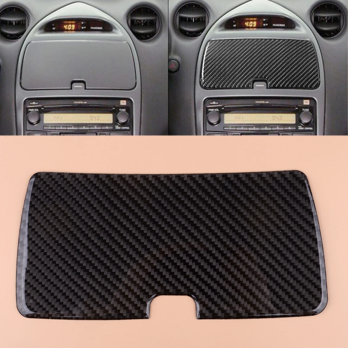 

Новая накладка на центральную консоль из черного карбона для Toyota Celica 2000-2005 годов