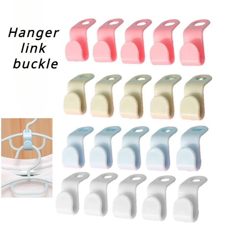Mini Hanger for Wardrobe Connector Hangers Save Wardrobe Space Hook Up Cascading Plastic Coat Organizer Clothing Storage Home