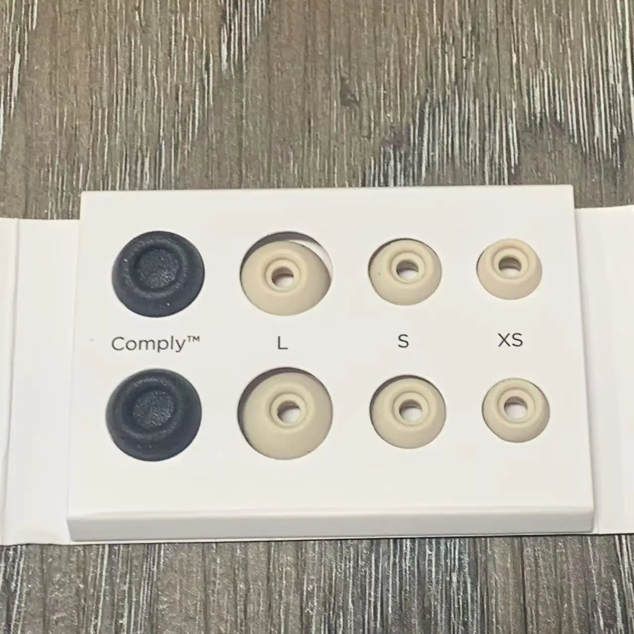 Oryginalne wkładki douszne do słuchawek Bang & Olufsen Beoplay EX/Beocom EX EQ ELEVEN, zamiennik silikonowych wkładek dousznych B&O.
