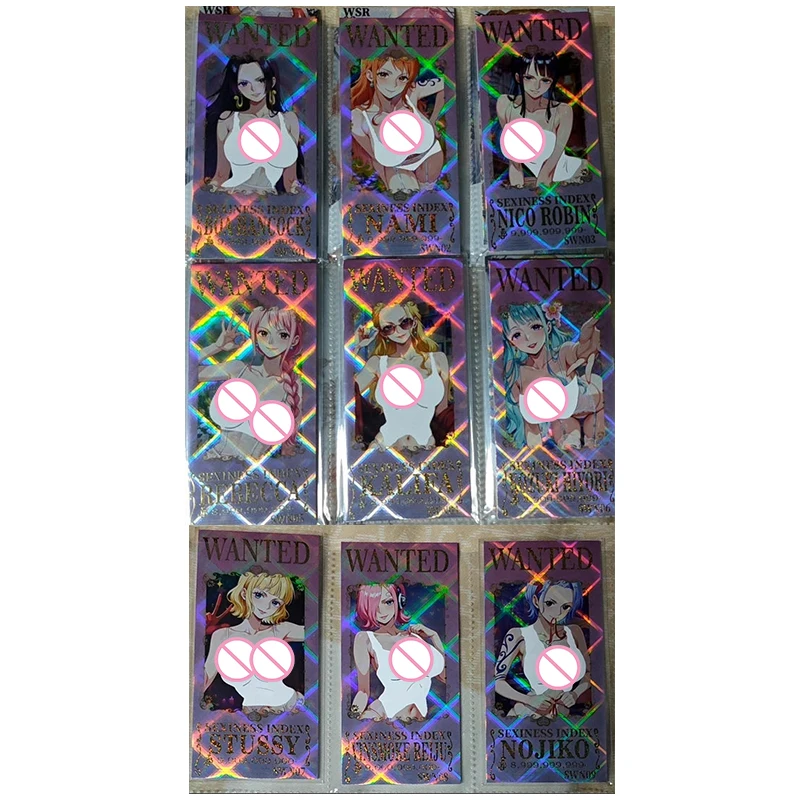 انمي ياباني قطعة واحدة كاليفا بوا هانكوك نيكو روبن شيراهوشي بطاقات قابلة للجمع هدايا عيد الميلاد ألعاب الأطفال #2