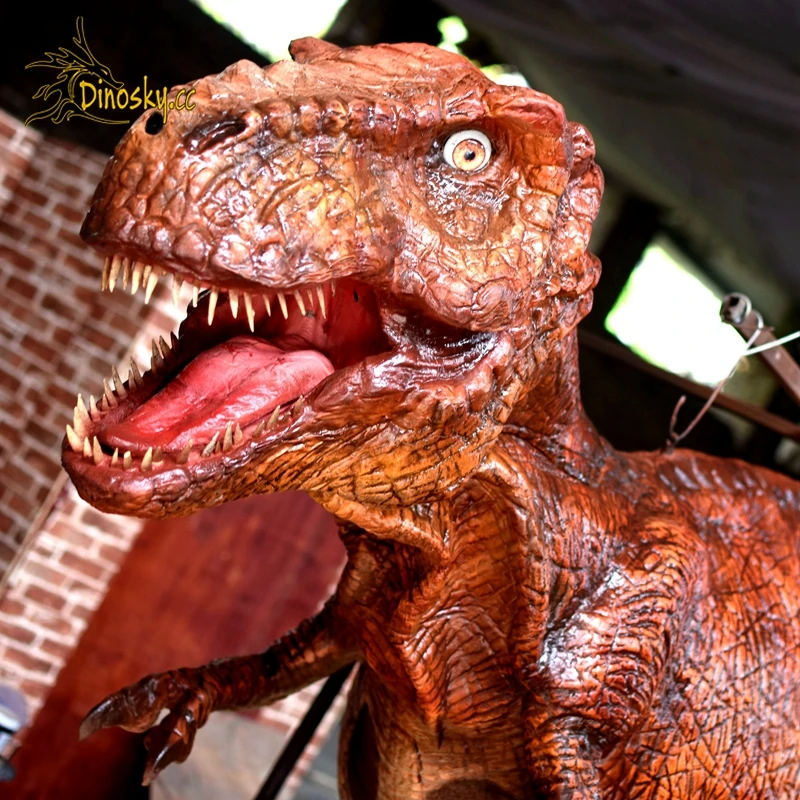 

ATV&UTVStage Show Hidden Legs Realistic Life Size Adult raptor Suit Walking Dinosaur Costume for Amusement Park