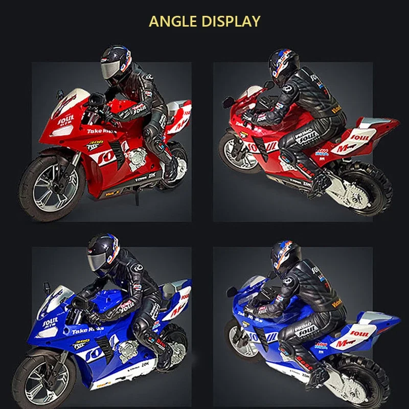 RC Stunt Motorfiets Auto 1/6 Hoge Snelheid Motor Model 2.4G Radio Control Auto Op afstand bestuurbare Speelgoed Drift Auto Speelgoed Voor Jongens Kid