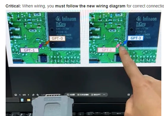 Neuer CGDI CG DB15 Kabelbaum-Adapter 16-PIN-Jumperkabel mit neuer 12V-Steuerung und GPT-4 für ECU-Lesen und -Schreiben für FC200 – Detail 7