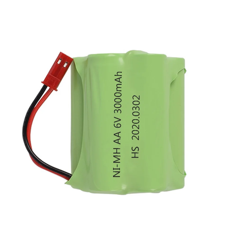 6V 3000mAh Rechargeable NiMH Battery T model with Charger Sets For RC Cars Robots Tanks Gun rc Boats AA 2400mah 6 v Battery Pack