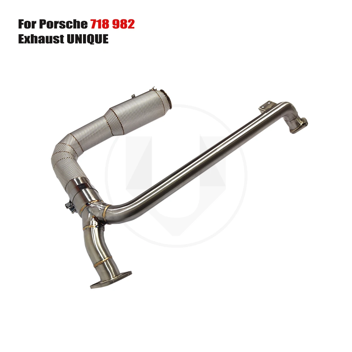 

UNIQUE suitable Porsche Cayman Boxster 718 982 2.0T 2.5T ss304 opf high performance exhaust downpipe exhaust pipe for cars