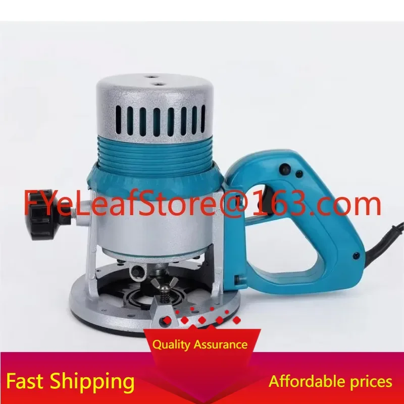 

Multifunctional woodworking engraving machine woodworking trimming slotting machine speed regulating bakelite milling