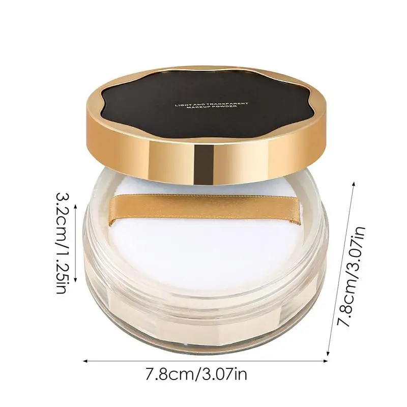Polvere di finitura pressata opaca polvere fissante leggera per il controllo dell'olio per tutti i toni della pelle copre linee sottili e imperfezioni rende