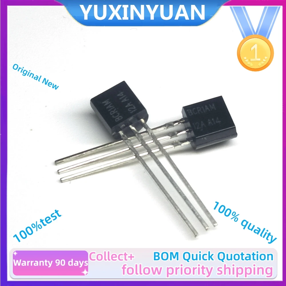 10PCS/LOT CYTX new BCR1A BCR1AM-12a bidirectional thyristor 1a600v TO92 YUXINYUAN IC IN STOCK