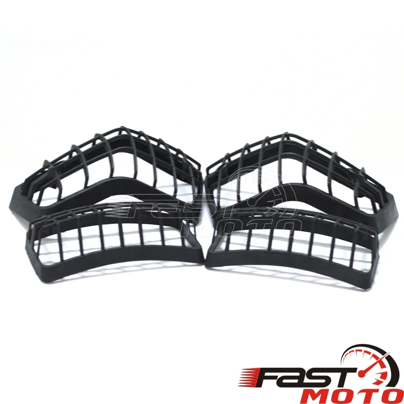 Motorcycle Scooter Front & Rear Turn Signal Indicator Grille Cover + Tail Brake Lights Mesh Guard for T5 Classic PX VSX VNX LML