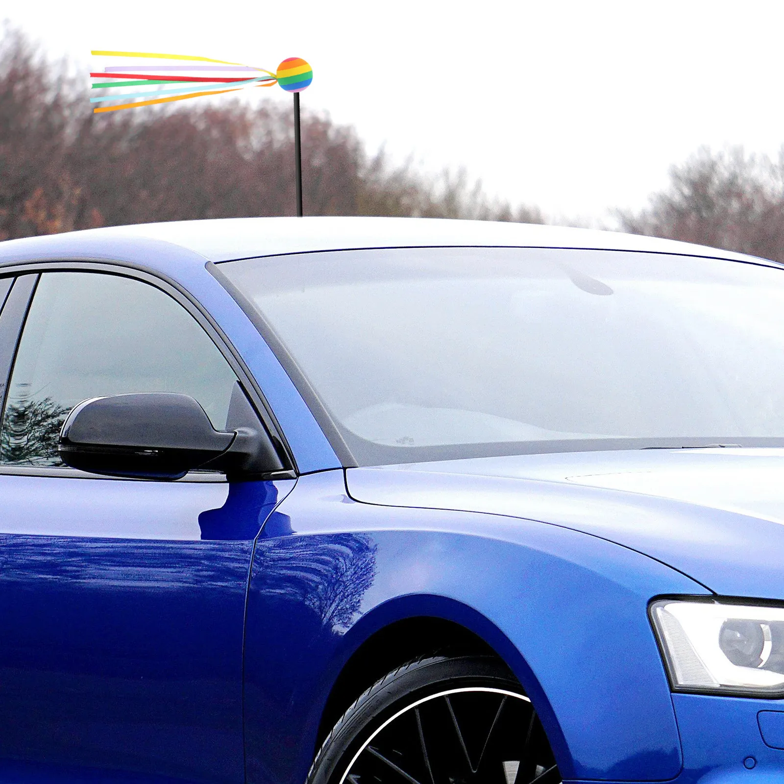 Ribbon Antenna Toppers for Cars Aerial Automotive Decoration Vehicles Cover Ball