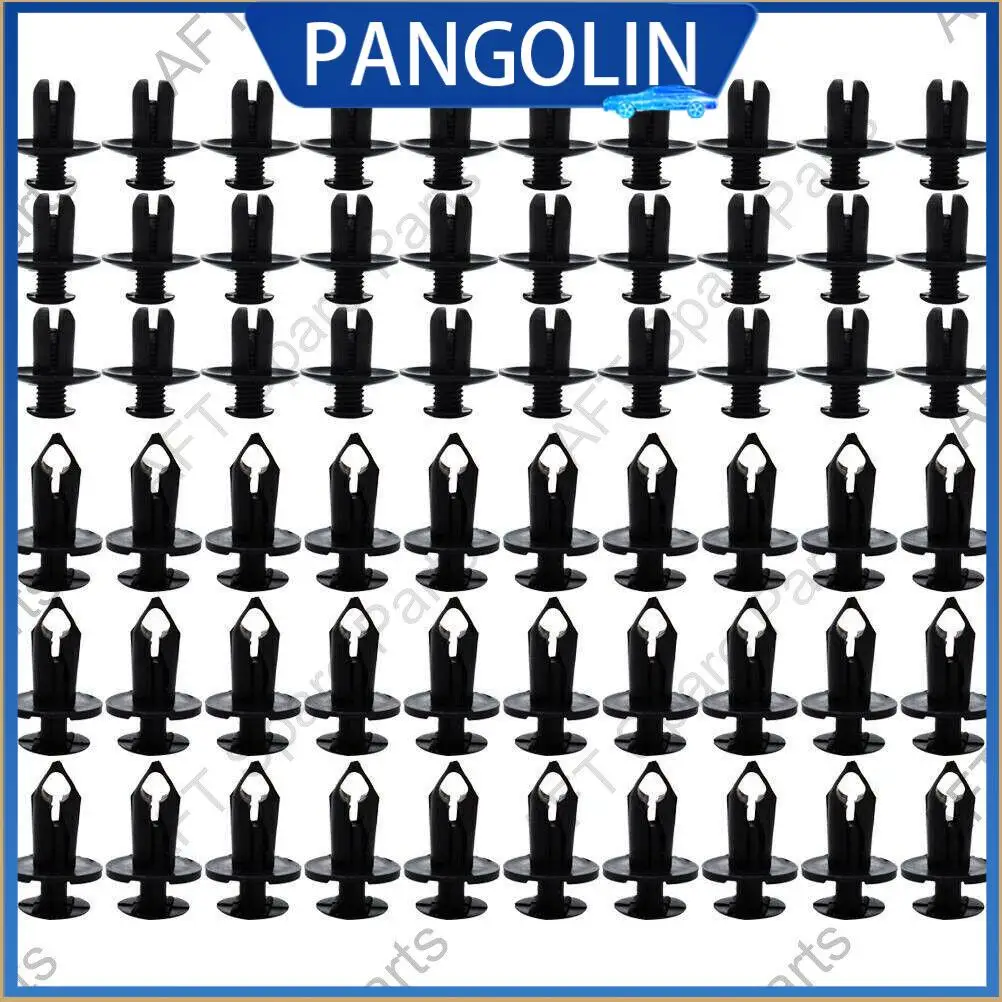 

PANGOLIN 190PCS Car Plastic Push Pin Rivet Fastener Auto Trim Panel Clips Assortment For Bumper Fender Liner Interior Retainer