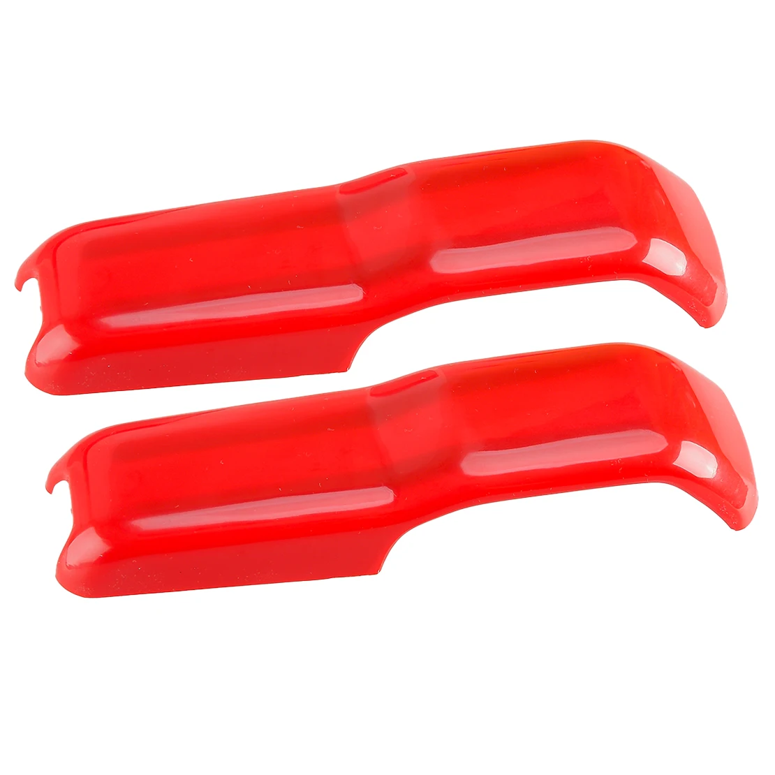 1 Pair Red Plastic Front Left & Right Engine Hood Hinge Decor Covers Trims Fit for Jeep Wrangler JL Gladiator JT 2020-2022 2023