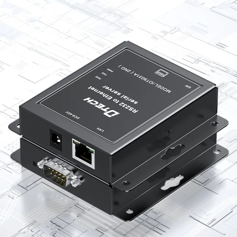 

DTECH RJ45 TCP IP-сеть RS232 Последовательный сервер Преобразователь Ethernet Последовательный сервер RS232 в Ethernet