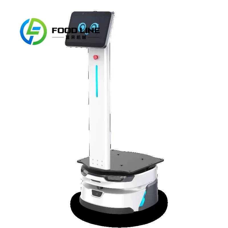AI Intelligent Unmanned Task Distribution Robot Trackless Automatic Workshop Logistics Robot