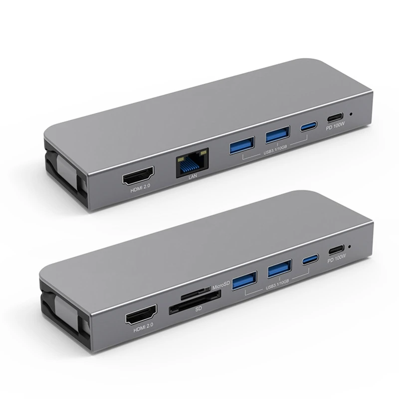 

Blueendless USB 3.1 10Gb HUB Type-C Docking Station HDMI2.0-compatible Lan