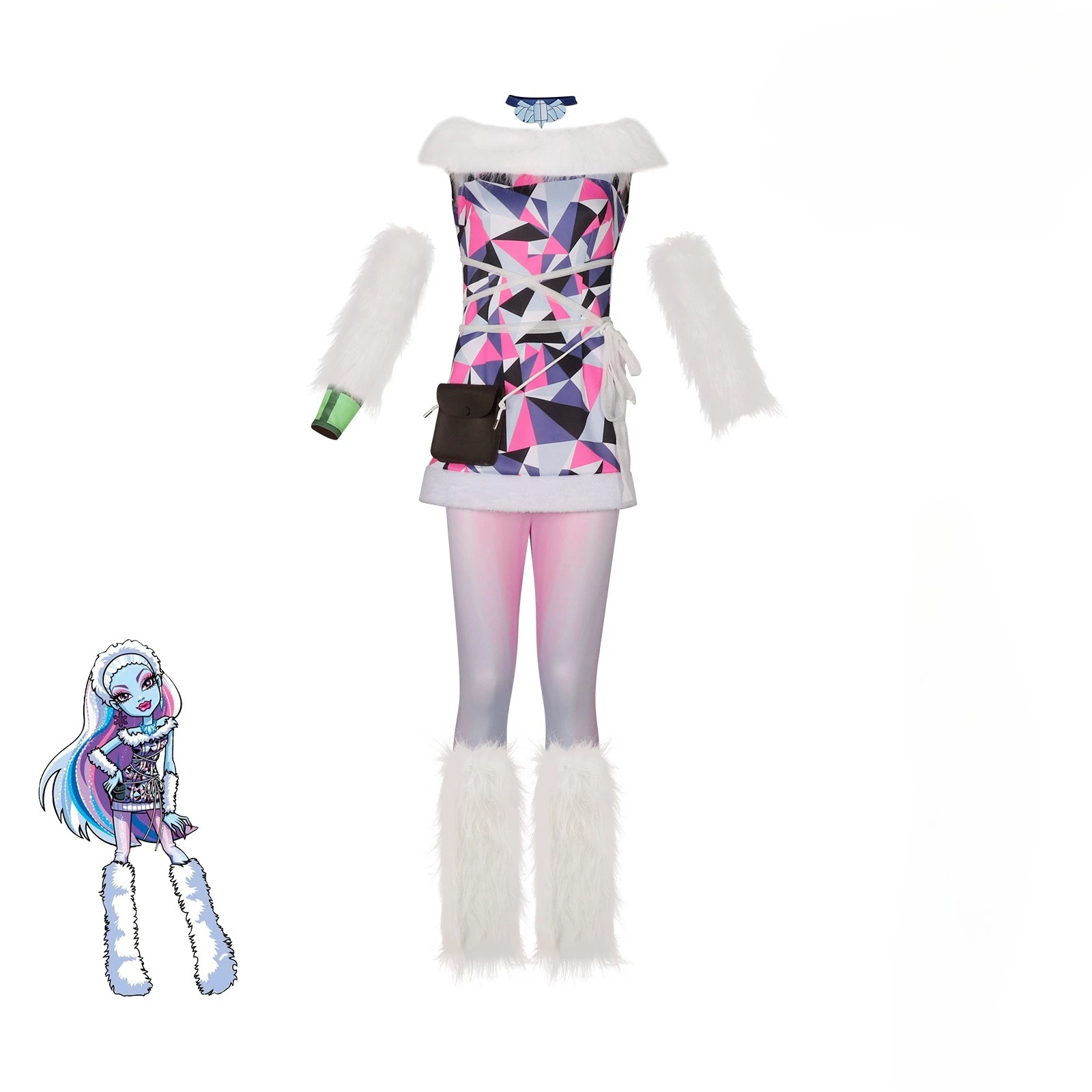 

Abbey Bominable Dress Косплей Костюм Аниме Персонаж Хэллоуин Костюм Вечеринка Одежда для Взрослых Женщин