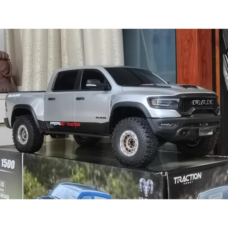 

KM Thor Remote Control 4WD Electric Off Road Truck 1/8 Scale Simulation Dodge Ram 1500 TRX Crawler Pickup For RC Hobbyists